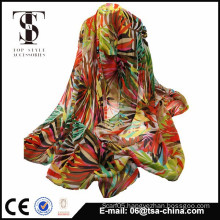 New design of bright color beach scarf